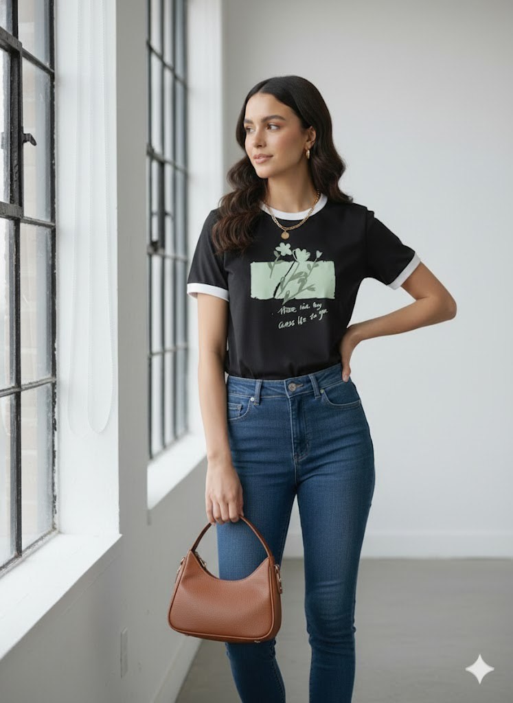 “Wildflower” Ringer T-Shirt